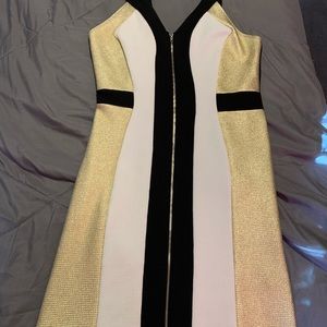 Multi color bandage dress